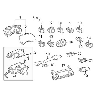 Toyota OE - Instrument Panel - Cluster & Switches
