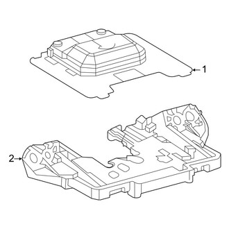 Toyota OE - Instrument Panel - Navigation System Components (Limited / XLE)