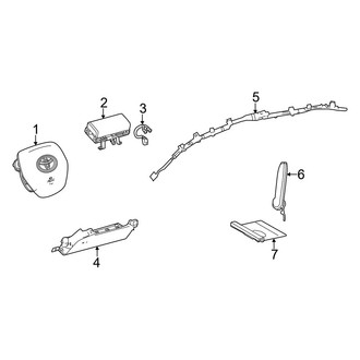 Toyota OE - Restraint Systems - Air Bag Components (Air Bags)