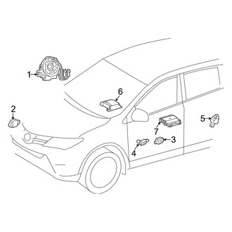 Toyota OE - Restraint Systems - Air Bag Components (Modules & Sensors)