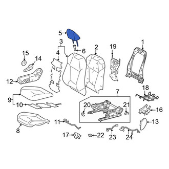 Toyota OE - Front Left Headrest