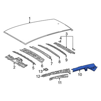 Toyota OE - Left Roof Side Rail