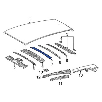 Toyota OE - Center Rear Roof Bow