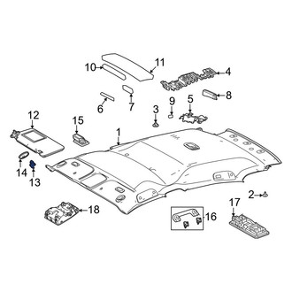Toyota OE - Sun Visor Holder