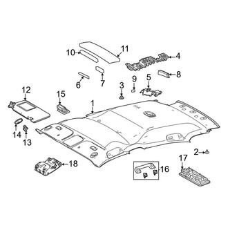 Toyota OE - Roof - Interior Trim (Standard Roof)