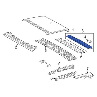 Toyota OE - Rear Headliner