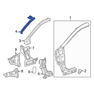 Toyota OE - Left Upper Inner Body A-Pillar