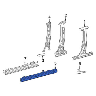 Toyota OE - Left Rocker Panel Reinforcement