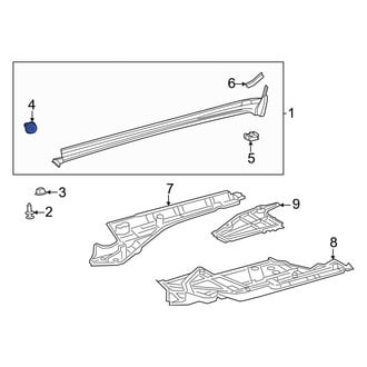 Toyota OE - Rocker Panel Molding Clip