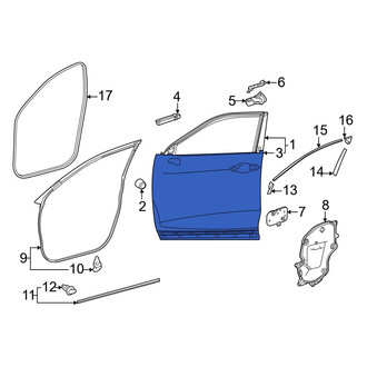 Toyota OE - Front Left Outer Door Outer Panel