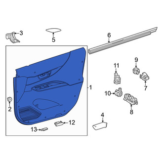Toyota OE - Rear Right Inner Door Interior Trim Panel