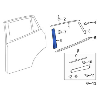 Toyota OE - Rear Left Door Applique