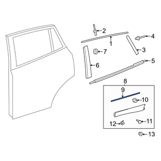 Toyota OE - Door Molding Seal