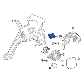 Toyota OE - Rear Left Quarter Panel Vent