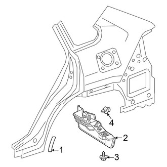 Toyota OE - Quarter Panel - Exterior Trim