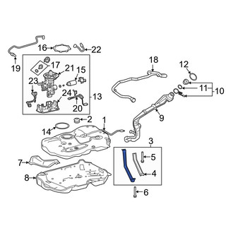 Toyota OE - Front Fuel Tank Strap