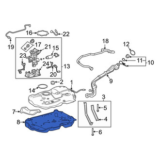 Toyota OE - Lower Fuel Tank Shield