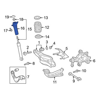 Toyota OE - Rear Suspension Shock Absorber Mount