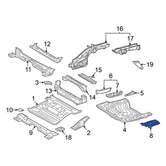 Toyota OE - Rear Left Floor Extension