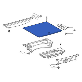 Toyota OE - Rear Floor Mat