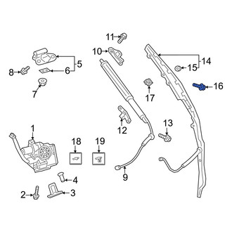 Toyota OE - Liftgate Object Sensor Screw