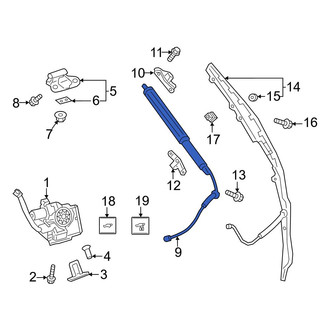 Toyota OE - Rear Liftgate Support Strut Holder