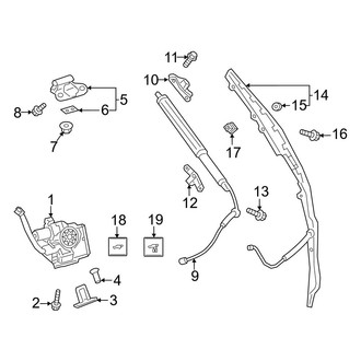 Toyota OE - Lift Gate - Lock & Hardware