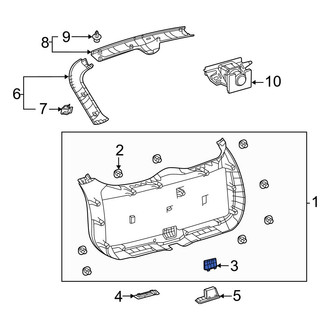 Toyota OE - Liftgate Trim Cap