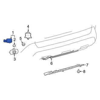 Toyota OE - Front Outer Parking Aid Sensor