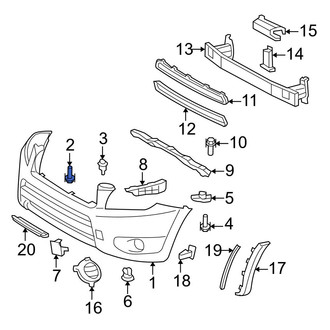 Toyota OE - Bumper Cover Bolt