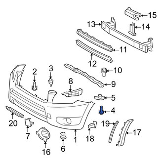 Toyota OE - Mud Flap Screw