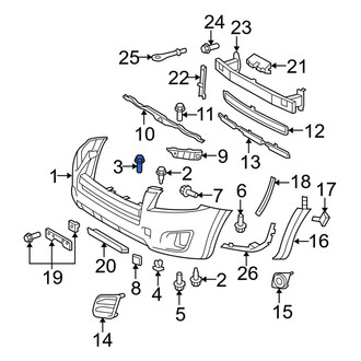 Toyota OE - Grille Screw