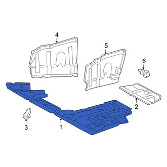 Toyota OE - Front Radiator Support Splash Shield