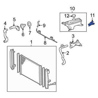 Toyota OE - Engine Coolant Reservoir Bracket