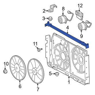 Toyota OE - Upper Engine Cooling Fan Shroud