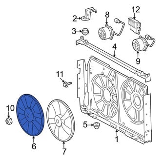 Toyota OE - Left Engine Cooling Fan Blade
