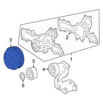 Toyota OE - Engine Water Pump Pulley