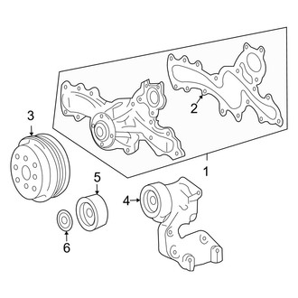 Toyota OE - Cooling - Water Pump (Base / Limited / Sport 3.5L)