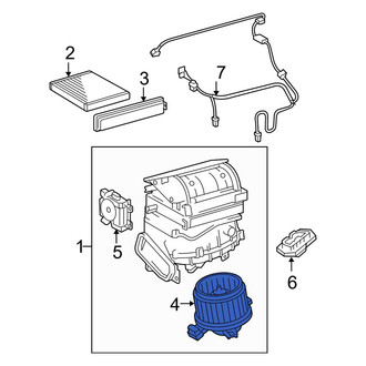 Toyota OE - HVAC Blower Motor Assembly