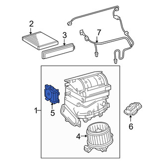 Toyota OE - HVAC Air Adjustment Control Motor
