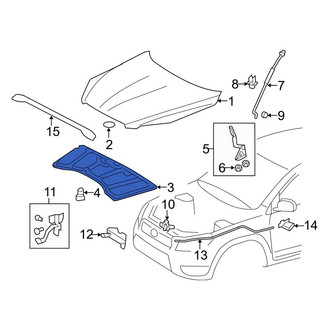 Toyota OE - Hood Insulation Pad
