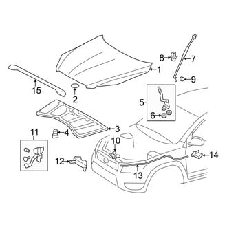 Toyota OE - Hood & Components