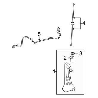 Toyota OE - Electrical - Antenna (2.0L / 2.4L / 3.5L)