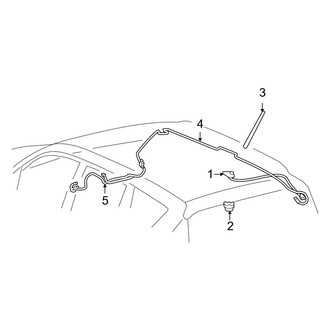Toyota OE - Electrical - Antenna (Gas)