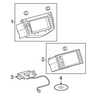 Toyota OE - Electrical - Navigation System Components (2.0L / 2.4L / 2.5L / 3.5L)