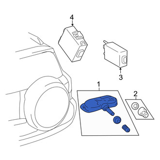 Toyota OE - Tire Pressure Monitoring System (TPMS) Sensor