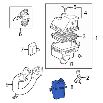 Toyota OE - Lower Engine Air Intake Resonator