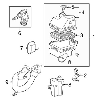 Toyota OE - Engine / Transaxle - Air Intake (2.4L)