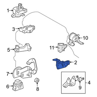 Toyota OE - Left Engine Mount