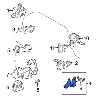 Toyota OE - Left Engine Mount Bracket
